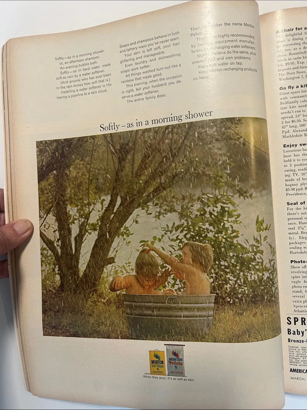 1965 Vintage  House & Garden Magazine decorating March 1965